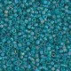 Miyuki delica Beads 11/0 - Matted transparent caribbean teal ab DB-1283